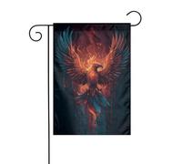 Phoenix Rising From Fire Garden Flag 30 x 45 cm verticale double face fattoria vacanze decorazioni esterne bandiera cortile