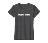 Phoenix Rising Maglietta, Donna, Grigio Scuro, 3XL