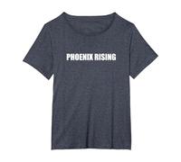 Phoenix Rising Maglietta, Donna Plus-Size, Pervinca, 3X