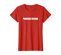 Phoenix Rising Maglietta, Donna, Rosso, 3XL