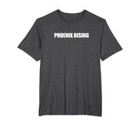 Phoenix Rising Maglietta, Uomo Taglie Grandi, Grigio Scuro, 5X Tall