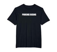 Phoenix Rising Maglietta, Uomo Taglie Grandi, Nero, 5X Tall