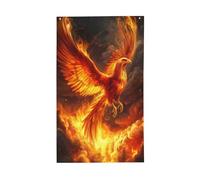 Phoenix Rising Mitico Uccello Yard House Bandiere, 0,9 x 1,5 m Stagione Banner Auguri Con Occhielli Interni Esterni Feste Decorazioni per la Casa