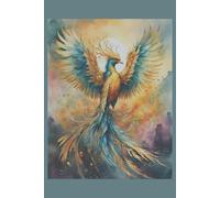 Phoenix Rising: Mystical Dot Grid Journal with Magical Coloring Pages