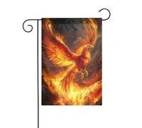 Phoenix Rising Mythical Bird Garden Flag 30 x 45 cm verticale double face fattoria vacanze decorazioni esterne bandiera cortile