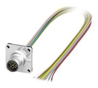 Phoenix SACC-SQ-M12MS-8CON-25F/0.5 m M12 Cavo per sensori e attuatori (0,5 m, M12, Maschio, Multi)