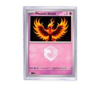 PHOENIX SHIELD 69250 - Confezione da 12 custodie mini snap trasparenti - protezione rigida 100% anti-UV per carte collezionabili - formato standard 63,5 × 88,9 mm