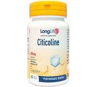 Long Life Citicoline - 60 caps Integratore per memoria e funzione cognitiva