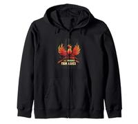 Phoenix Strength Rising Once Again per i fan di Flames and Birds Felpa con Cappuccio