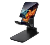 Phoenix - Supporto regolabile per telefono cellulare da scrivania, portatile, universale, compatibile con 4-8 smartphone, tablet, nero