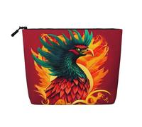 Phoenix - Trousse da viaggio con cerniera, impermeabile, con stampa di fenici