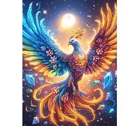 Phoenix Under The Moon Puzzle 500 Pezzi Per Arredamento Domestico Wildlife Pet Cute Cartone Riciclato Ecologico Tema Natura Per Tutta La Casa Con Cornice Inclusa Migliore Vendita 500 PCS