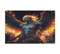 Phoenix Warrior Puzzle Games for Adults E Bambini - for Creativity And Mindfulness - Challenging Jigsaw Puzzles 1000 Pezzi for Family （75×50cm）