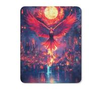 Phoenixs Burning Doomsday Sun Tappetino per Mouse Piccolo Tappetino Scrivania Comodo Mousepad per Computer Accessori Scrivania Gaming 25X30Cm
