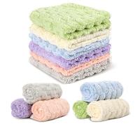 PHOGARY Lavette Bagno 30x30 Panno Microfibra Viso 6 Pezzi, Asciugamani Piccoli per Il Viso, Set Asciugamani Bagno, Face Towels, Panno Struccante Microfibra - Riutilizzabili, Lavabili (6 Colori)
