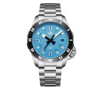 Phoibos APOLLO 200M Acciaio Automatico Blu Data Ceramica Diver Orologio Unisex
