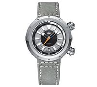 PHOIBOS Vortex Antimagnetico Automatico Orologio subacqueo da uomo 200M Resistenza all'acqua con anse nascoste e doppia corona con lunetta girevole interna grigio PY042D