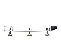 Pholc BLEND 3 Spot Lampada da Soffitto Nero/Ottone
