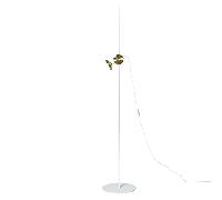 Pholc BLEND Lampada Da Terra Bianco/ Ottone