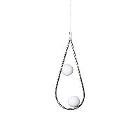 Pholc PEARLS 65 Lampada A Sospensione Nichel/Opale