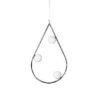 Pholc PEARLS 80 Lampada A Sospensione Nichel/Opale