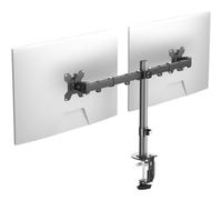 Pholiten Supporto per monitor per schermi LED LCD da 13-32 pollici fino a 10 kg, braccio da scrivania per 2 monitor, regolabile in altezza, girevole e inclinabile, max. VESA 100x100mm MD97442SE