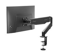 Pholiten Supporto per Monitor per schermo LCD LCD da 17-27 pollici, monitorano il braccio con molla a gas, 360 ° ruotabile, regolabile in altezza, girevole, VESA 75x75/100x100mm, MD81