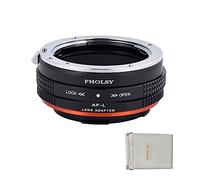 PHOLSY Adattatore con Ghiera Apertura Compatibile con Obiettivo Sony A/Minolta AF su Leica L Mount Corpo Fotocamera Compatibile con Leica SL2, SL2-S, CL, TL2, Lumix S5, S1, BS1H, SIGMA fp, fp L