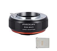 PHOLSY Adattatore di Lente Exakta-MFT Compatibile con Obiettivo Exakta (Non Topcon) Mount su Micro Four Thirds M4/3 (MFT Micro 4/3) Mount Corpo Fotocamera Compatibile con Olympus Panasonic Lumix