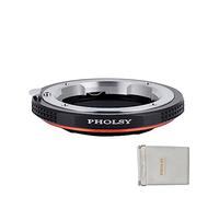 PHOLSY Adattatore di Lente LM-MFT Compatibile con Obiettivo Leica M LM, Zeiss ZM, VM Mount su Micro Four Thirds M4/3 (MFT Micro 4/3) Mount Corpo Fotocamera Compatibile con Olympus Panasonic Lumix