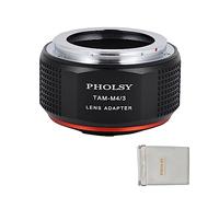 PHOLSY Adattatore di Lente Tam-MFT Compatibile con Tamron ADAPTALL-2 Mount Obiettivo su Micro Four Thirds M4/3 (MFT Micro 4/3) Mount Corpo Fotocamera Compatibile con Olympus Panasonic Lumix