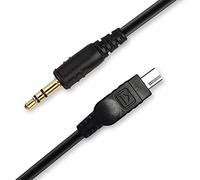 PHOLSY Adattatore di Scatto Remoto 3,5 mm - Cavo di Connessione DC2 per Rilascio Dell'Otturatore - Compatibile Con Fotocamere Nikon e Serie Pixel TW283