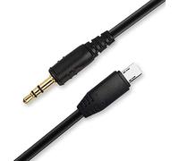 PHOLSY Adattatore di Scatto Remoto 3,5 mm - Cavo di Rilascio Dell'Otturatore S2 per Sony Fotocamere - Compatibile Con Serie Pixel TW283