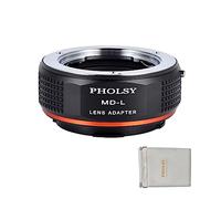 PHOLSY Adattatore Manuale Compatibile con Obiettivo MD su L Fotocamera
