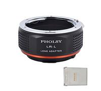 PHOLSY Adattatore per Lente Compatibile con Obiettivo Leica R LR Mount su Leica L Mount Corpo Fotocamera Compatibile con Leica SL2, SL2-S, CL, TL2, Lumix S5, S1, BS1H, SIGMA fp, fp L