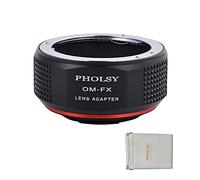 PHOLSY Anello Adattatore Compatibile con Obiettivo Olympus Zuiko OM Mount su Fujifilm X Mount Corpo Fotocamera per X-H2S, X-Pro3, X-T5, X-T4, X-T3, X-S20, X-S10, X-T30II, X-E4 etc. OM-FX