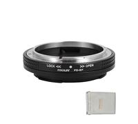 PHOLSY Anello Adattatore con Leva di Apertura, Messa a Fuoco Manuale, Solo Scatti Macro, Compatibile con Obiettivi Canon FD FL Mount e Canon EOS EF-Mount Corpo Fotocamera, FD su EOS, FD su EF