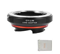 PHOLSY Anello Adattatore Messa a Fuoco Manuale con 6-Bit Coding Compatibile con Obiettivi Contax/Yashica CY Mount e Compatibile con Leica M-Mount Corpo Fotocamera, Contax su LM