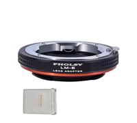 PHOLSY Manuale Adattatore per Lente: Compatibile con Obiettivi Leica M ZM VM e Compatibile con E (NEX) Corpo Fotocamera, Leica M su E