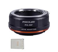 PHOLSY Manuale Adattatore per Lente: Compatibile con Obiettivi Pentax K e Corpo Fotocamera Canon RF (EOS R-Type), PK su RF