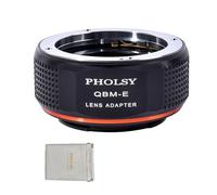 PHOLSY Manuale Adattatore per Lente: Compatibile con Obiettivi Rollei SL35 (QBM) e Compatibile con Sony E (NEX) Corpo Fotocamera, QBM su E