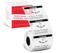 Phomemo 1 etichetta trasparente opaca da 40 x 30 mm, per M110, M221, M120