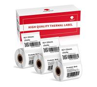 Phomemo 3 rotoli di carta termica stampante per etichette M220 M250 M120