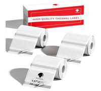 Phomemo 3 rotoli di etichetta trasparente, autoadesiva, multifunzione, 40 mm x 30 mm, 240 etichette/rotolo, compatibile con stampante per etichette Phommeo M110 M120 M220 M221 M200