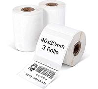 Phomemo 3 Rotoli Etichette Adesive per M110/M220/M108, 40×30mm, 690 Pcs
