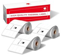 Phomemo 3 Rotoli Etichette M110 Etichette,Etichetta Autoadesiva,0.39''x0.78''(10x20mm),1260 etichette/rotolo,Compatibile con Phomemo M110 M120 M220 M221 M108 M102 M100 M150 M250 M260 Etichettatrice