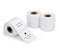 Phomemo 3 Rotoli Etichette rotonde M110 Etichette termiche Compatibile con Phomemo M110 M120 M220 M221 M108 M102 M100 M150 M250 M260 Etichettatrice,1.18''x1.18''(30x30mm), 200 etichette/rotolo