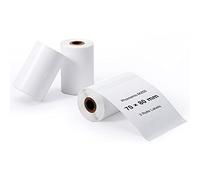 Phomemo 3 Rotoli M220 Etichetta termica, M221 Etichetta autoadesiva, 2.75''x3.14''(70x80mm), Compatibile con stampante Phommeo M200 M221 M220 M421M260 M250, 100 / rotolo