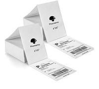 Phomemo 4"x 6" Étiquettes thermiques directes, étiquettes d'expédition, Compatible avec les imprimantes thermiques de bureau, compatible avec toutes les sociétés express (1000 étiquettes pliantes）