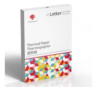 Phomemo Carta termica US Letter, stampa termica avanzata, carta termica Phomemo per stampante COLORWING M08F-Letter, Brother PocketJet PJ762/PJ763MFi, HPRT MT800/MT800Q, 200 fogli